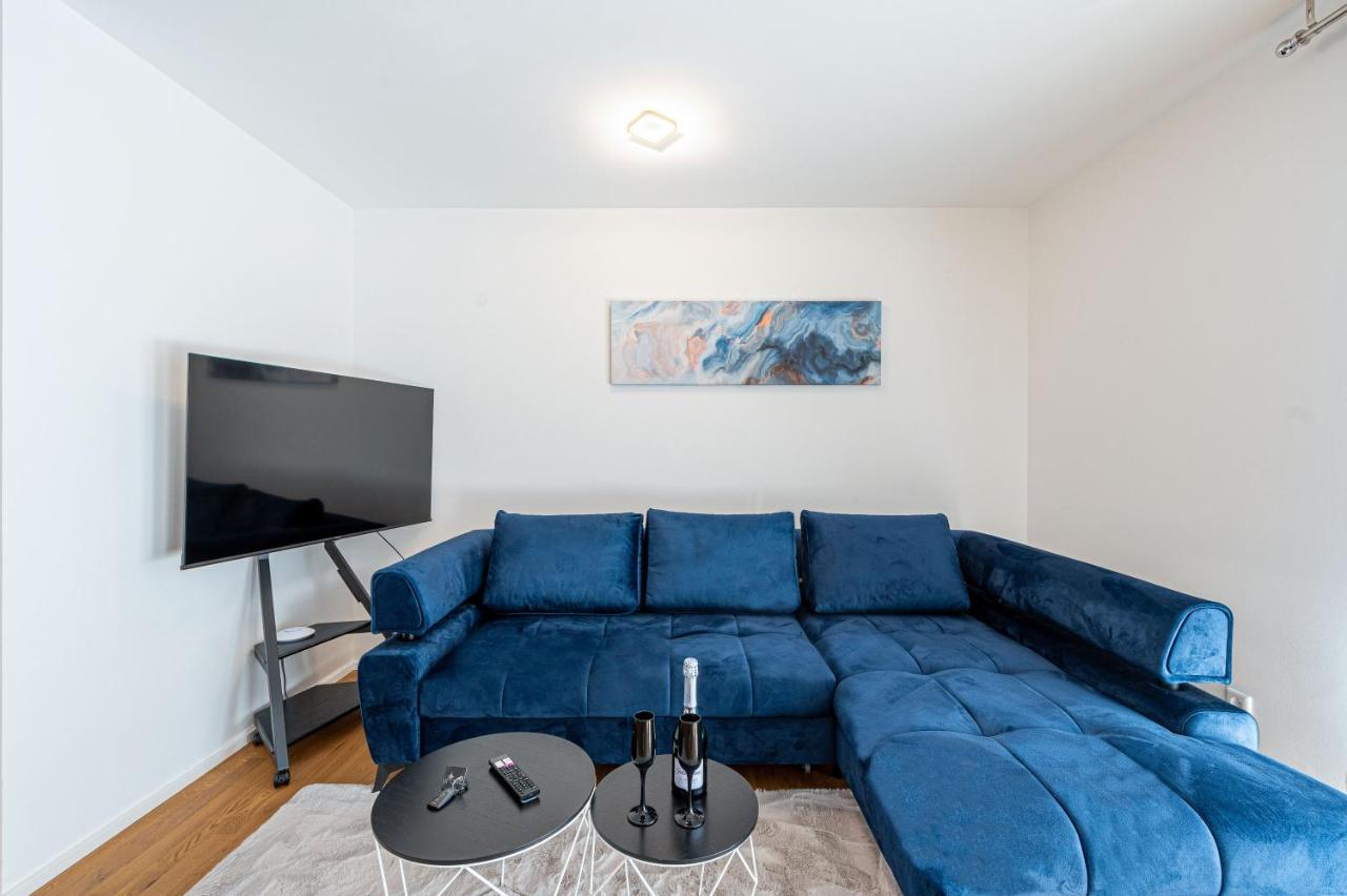 Апартаменты Lit Living: Luxus - Box Spring - Parking - Terrace Людвигсхафен-на-Рейне Экстерьер фото