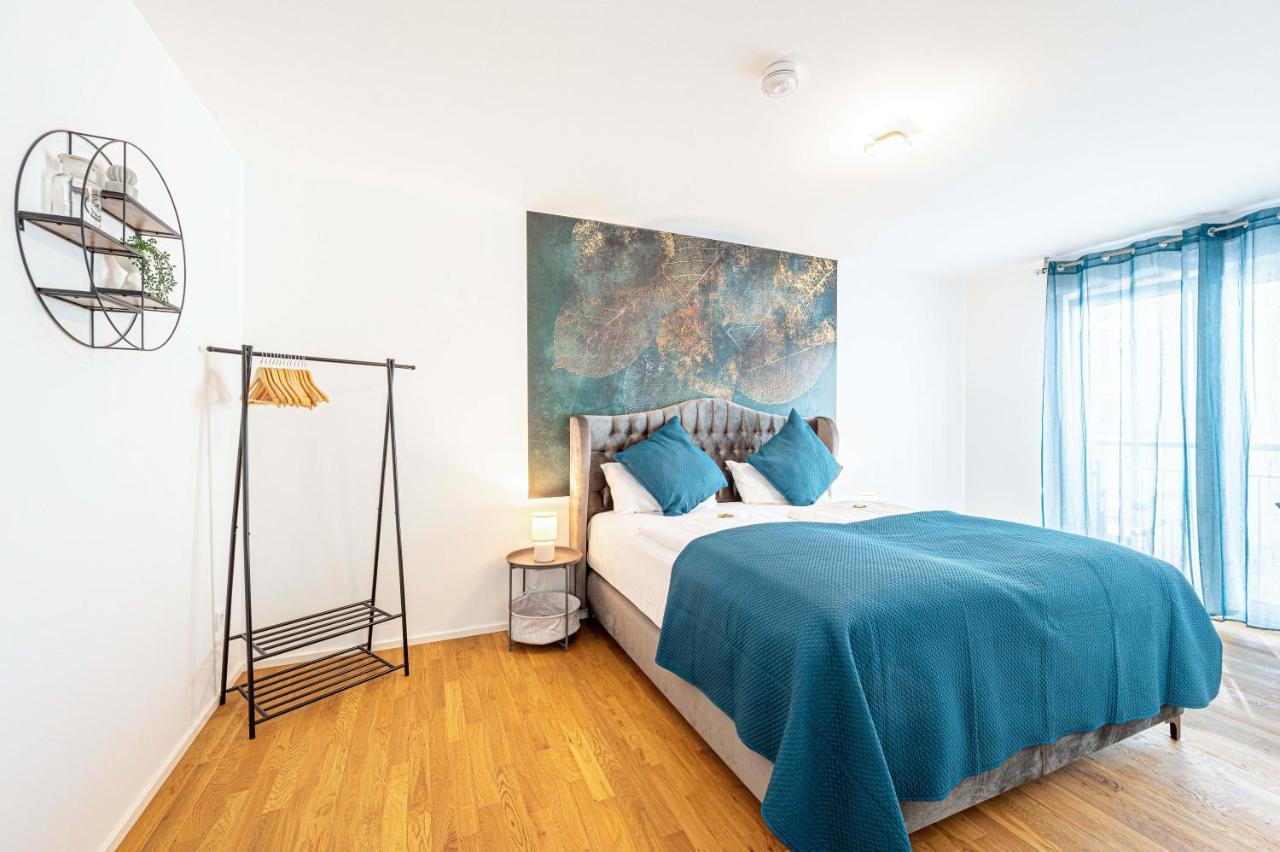 Апартаменты Lit Living: Luxus - Box Spring - Parking - Terrace Людвигсхафен-на-Рейне Экстерьер фото