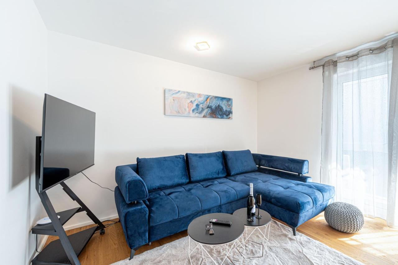 Апартаменты Lit Living: Luxus - Box Spring - Parking - Terrace Людвигсхафен-на-Рейне Экстерьер фото
